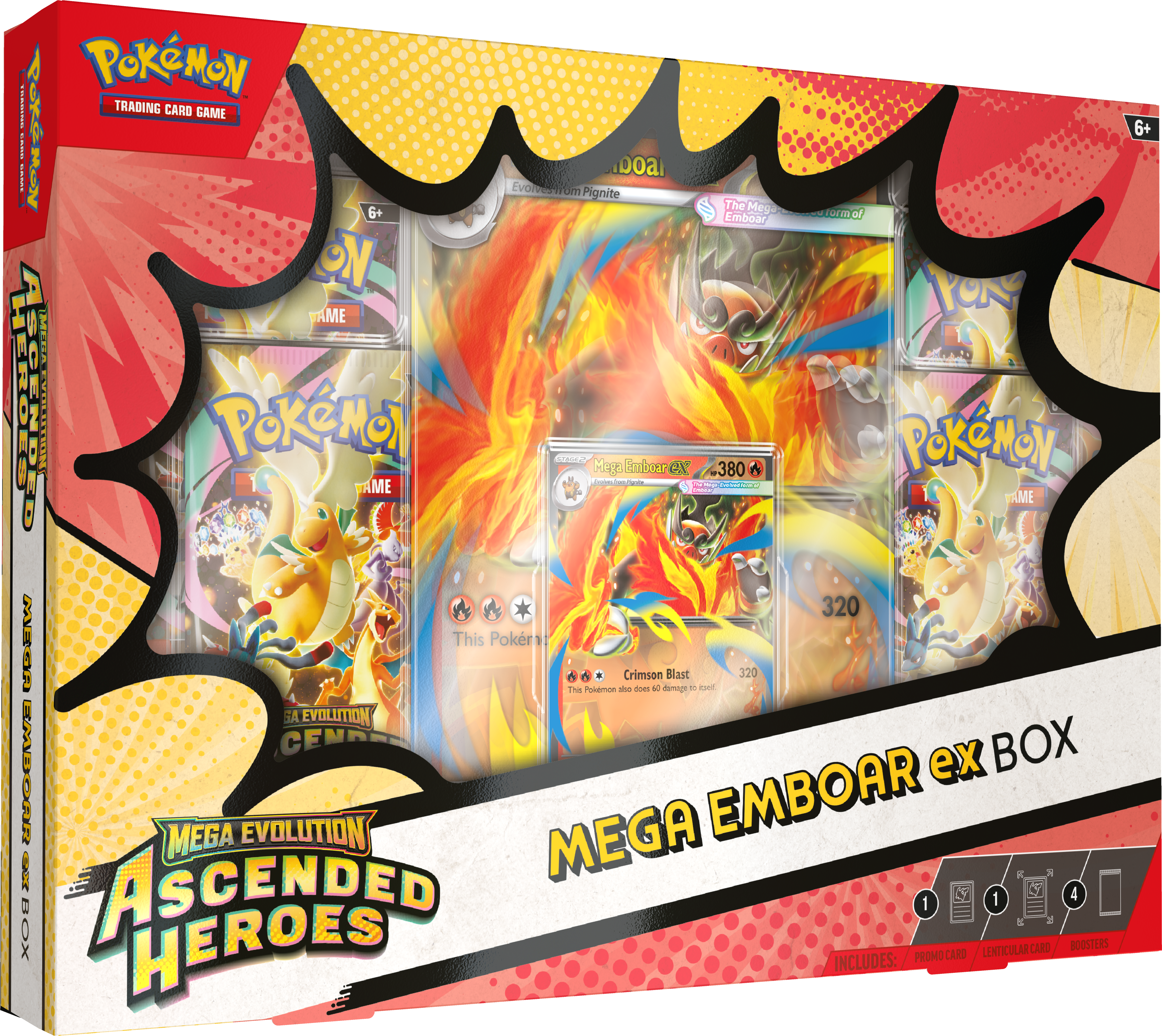 Pokemon TCG Mega Evolution - Ascended Heroes Mega Emboar ex Box