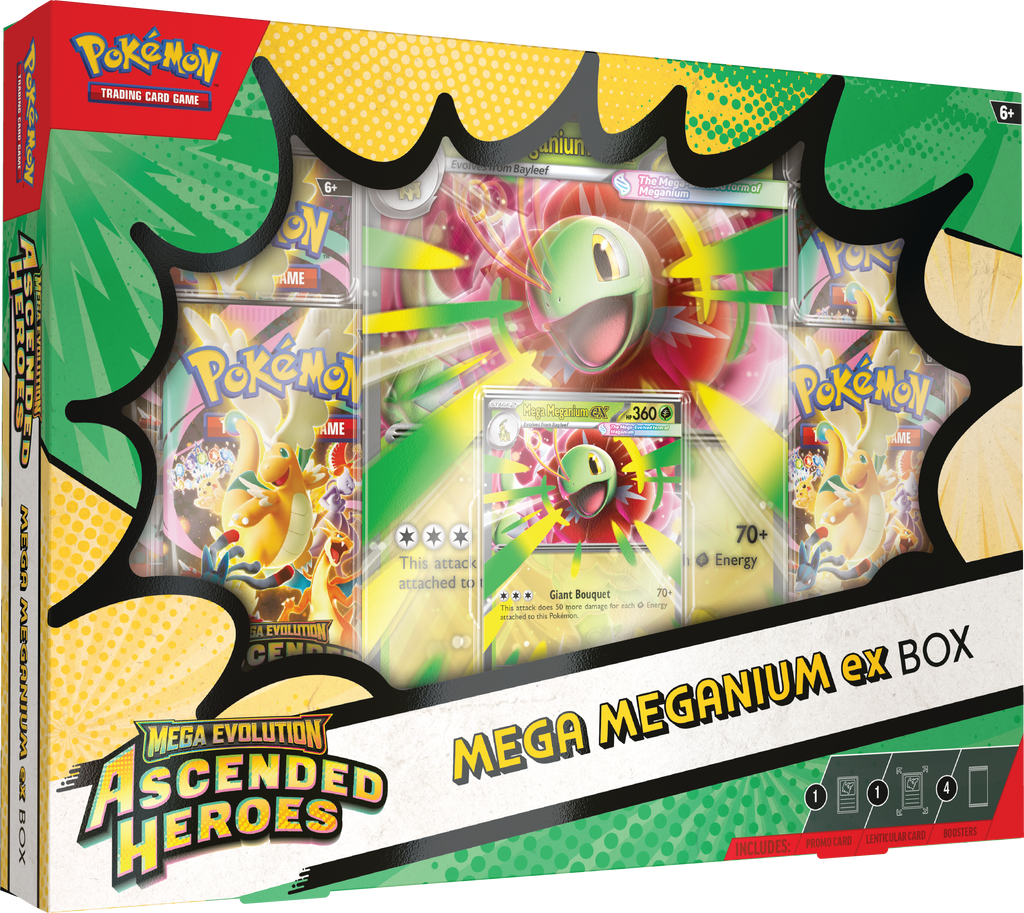 Pokemon TCG Mega Evolution - Ascended Heroes Mega Meganium ex Box