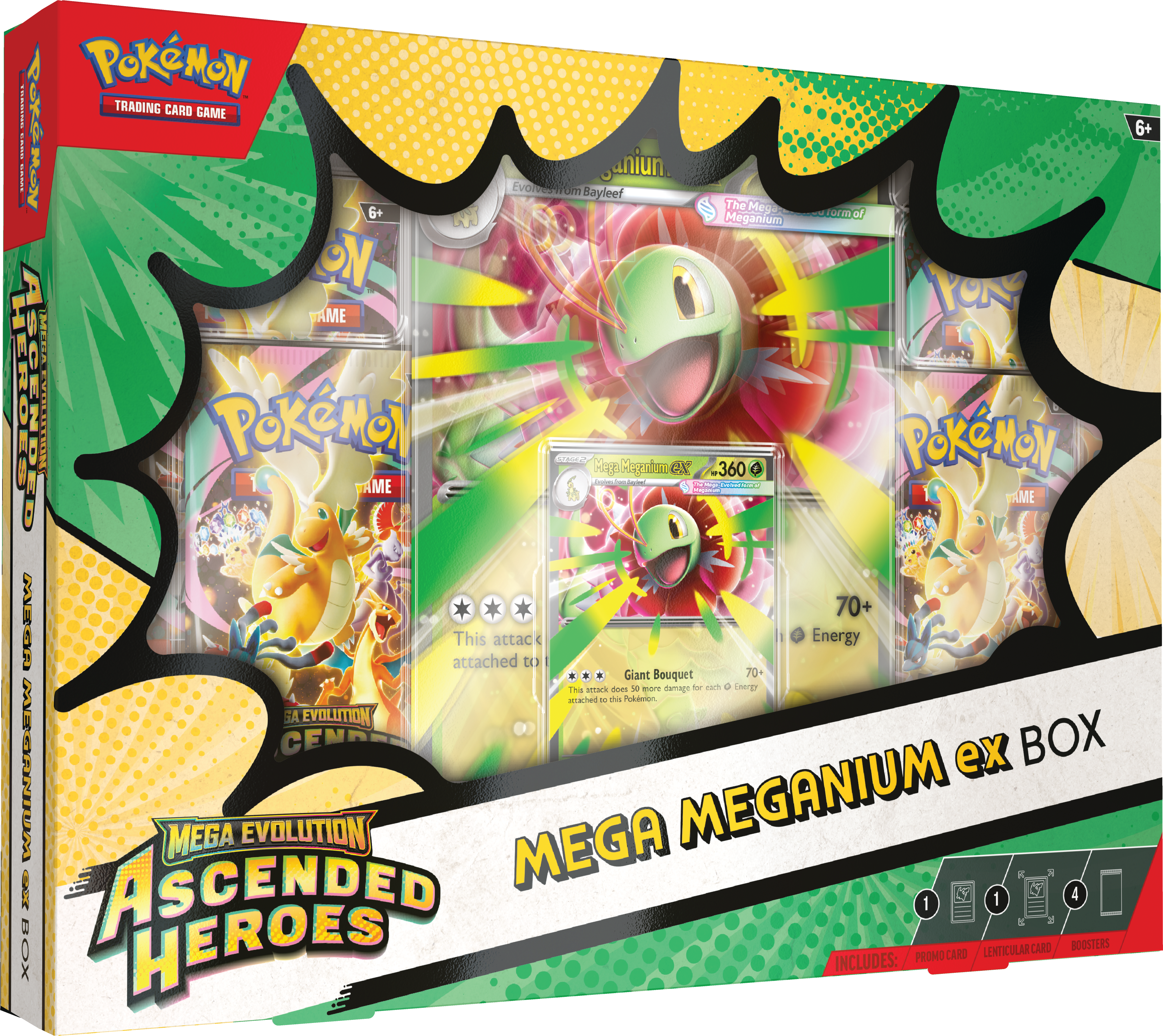 Pokemon TCG Mega Evolution - Ascended Heroes Mega Meganium ex Box